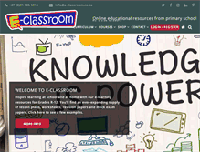 Tablet Screenshot of e-classroom.co.za